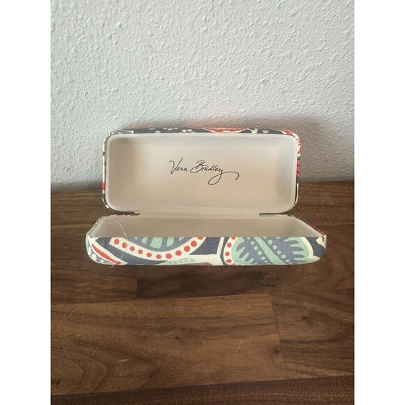 Vera Bradley Floral Clamshell Eyeglass Hard Case - Picture 1 of 7
